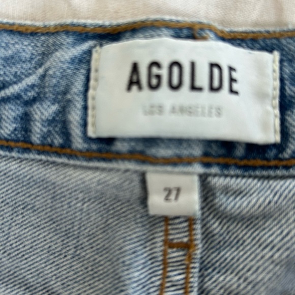 Agolde Light Blue Boot Cut Jeans - Picture 2 of 5